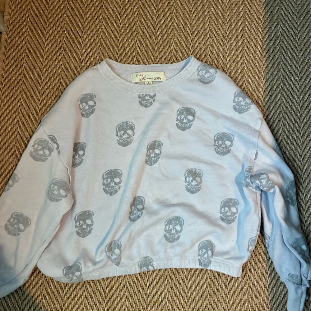 Purple vintage Havana skull sweatshirt size s